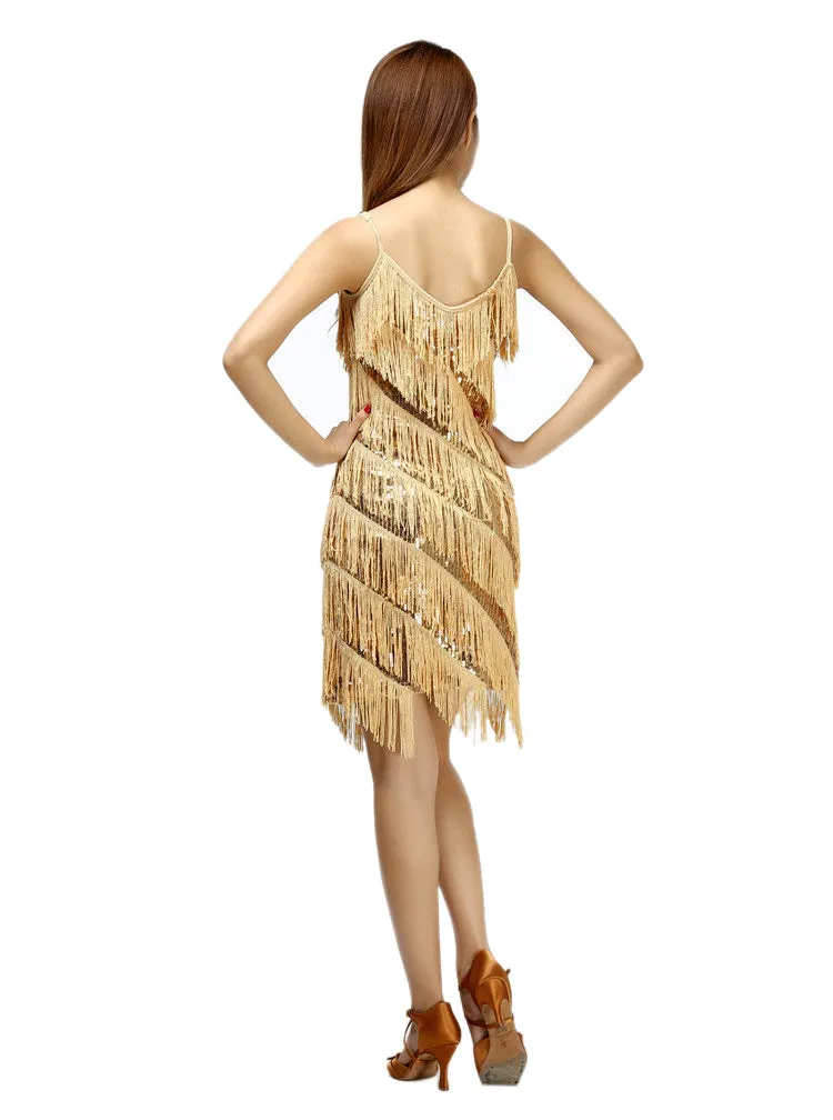 Latina Tassel Tier Flapper Dress