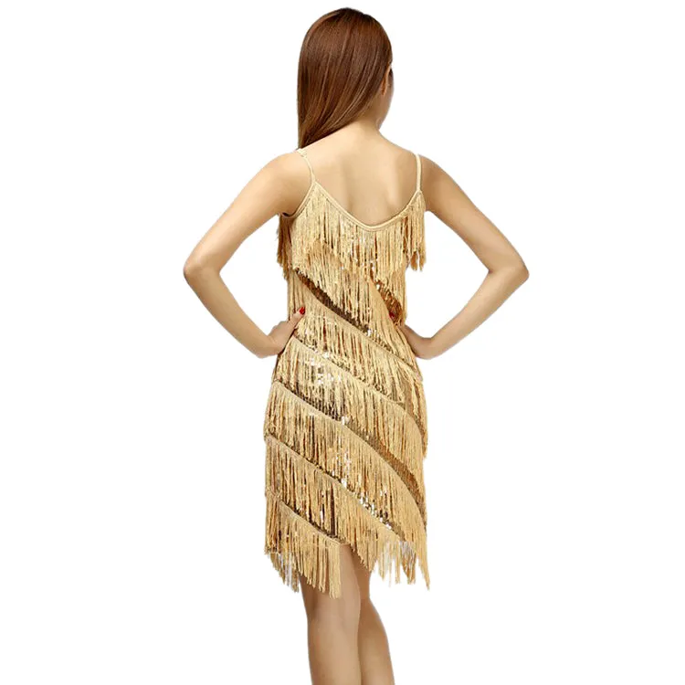 Latina Tassel Tier Flapper Dress
