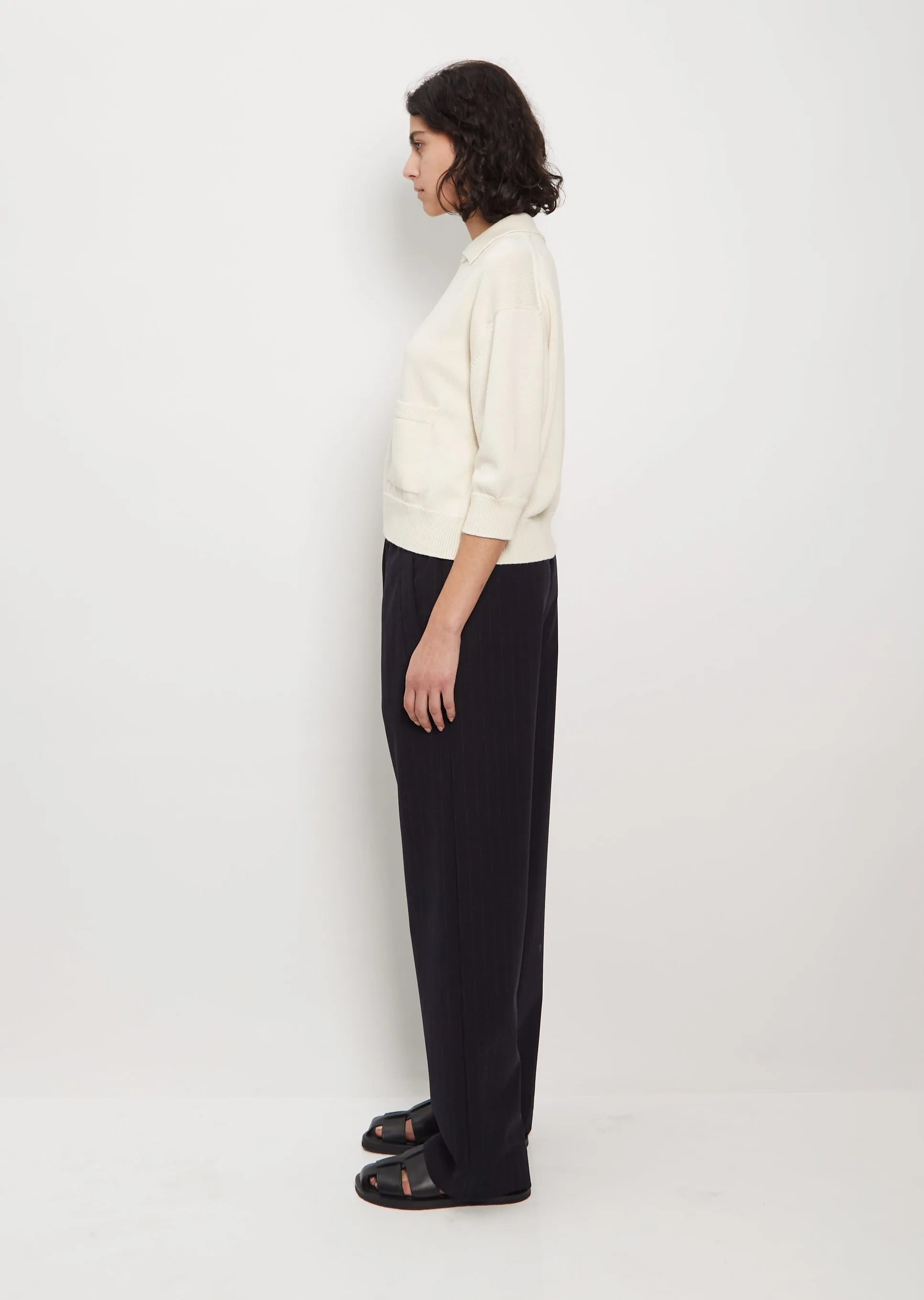 Polo Cropped Sweatshirt