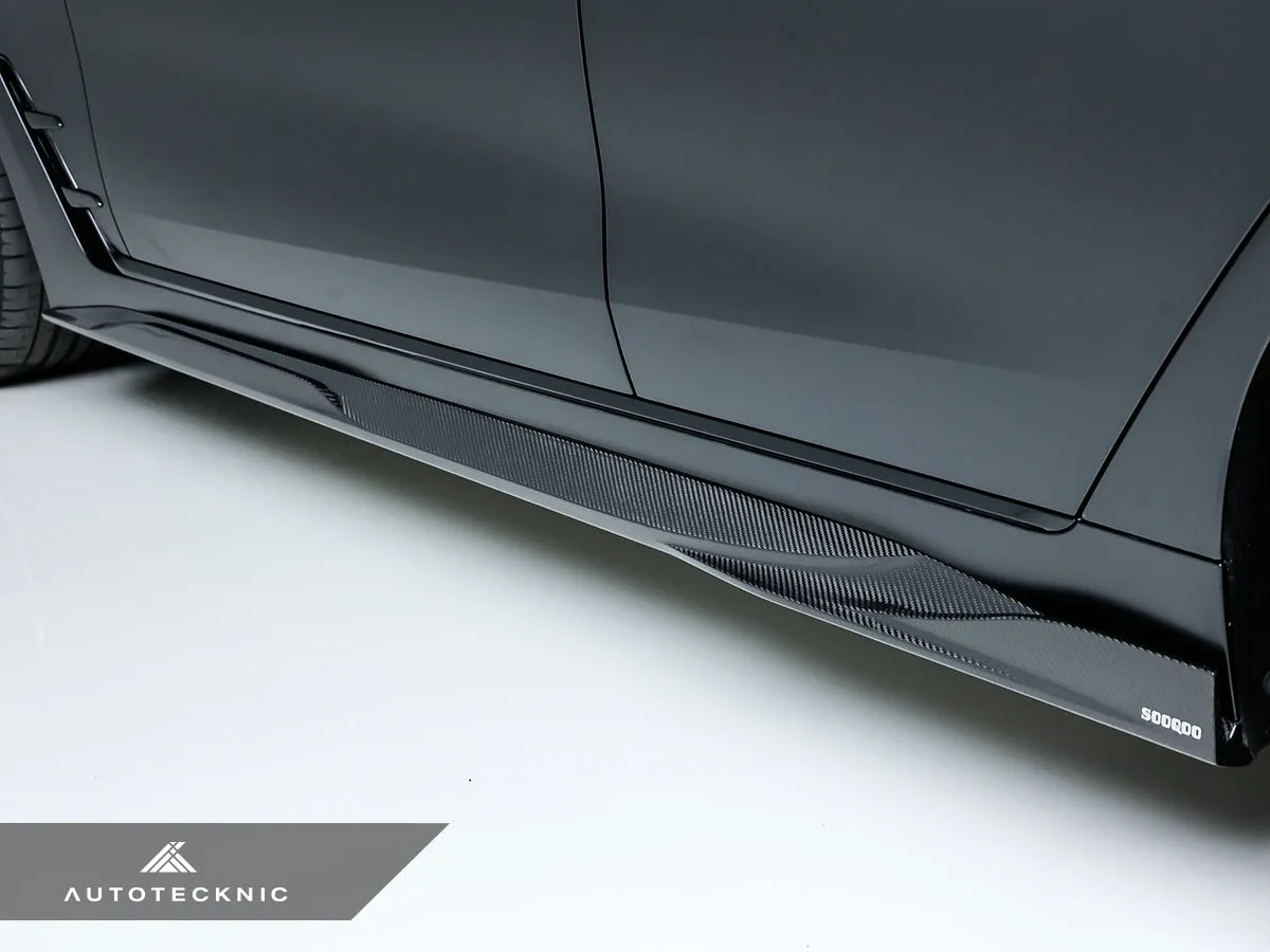 SQ-Aero Carbon Fiber Side Skirt Extension Set - G26 i4