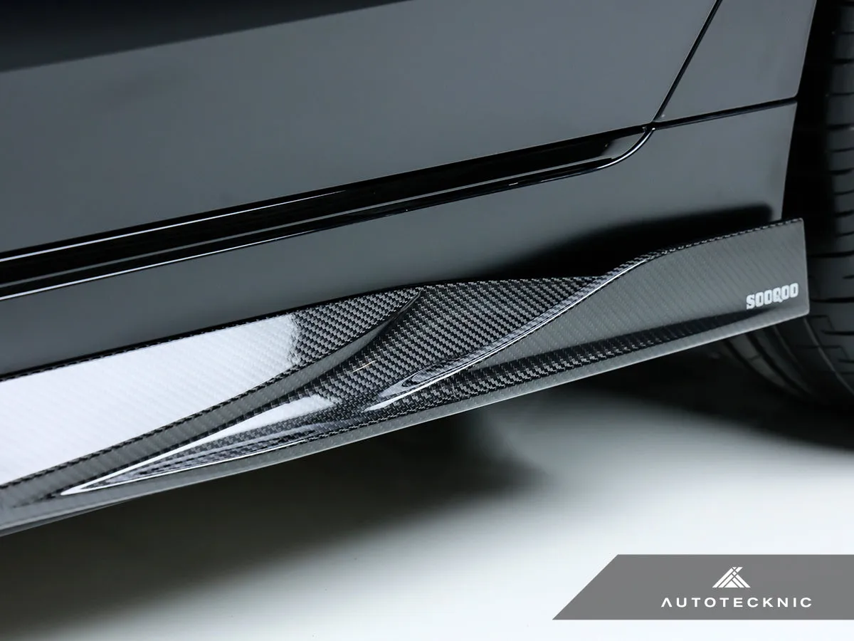 SQ-Aero Carbon Fiber Side Skirt Extension Set - G26 i4