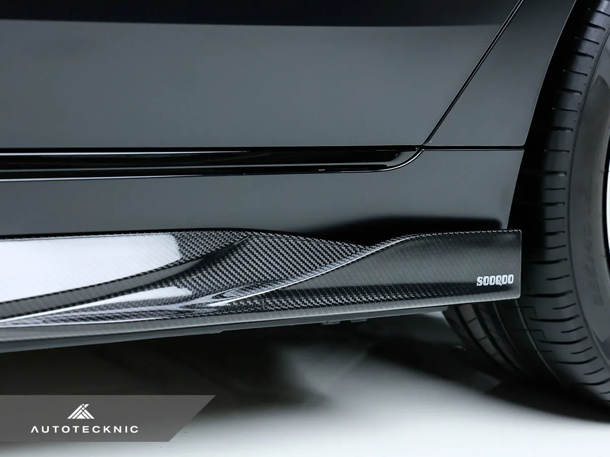 SQ-Aero Carbon Fiber Side Skirt Extension Set - G26 i4