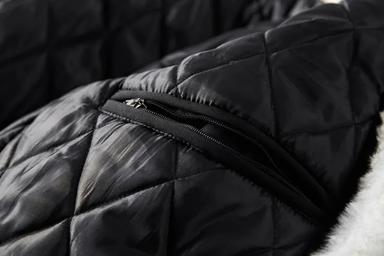 West Louis Cotton-Padded With Fur Hood Coat