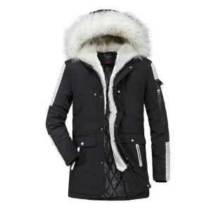 West Louis Cotton-Padded With Fur Hood Coat