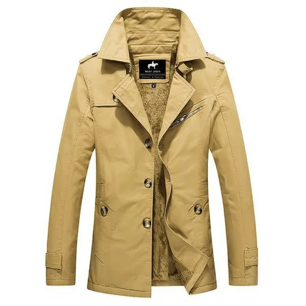 West Louis High Quality Thicken Cotton Parkas Coat
