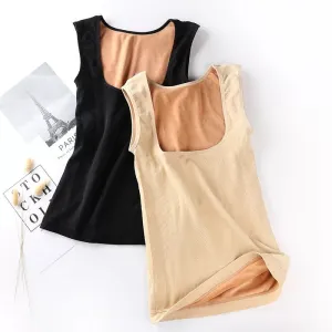 Winter Thermal Underwear Women's Tops Gold Velvet Vest (V2131)
